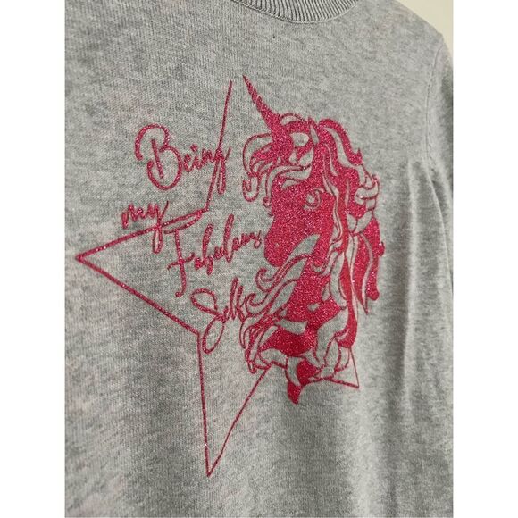 Girl’s Unicorn Sweater - Picture 2 of 7